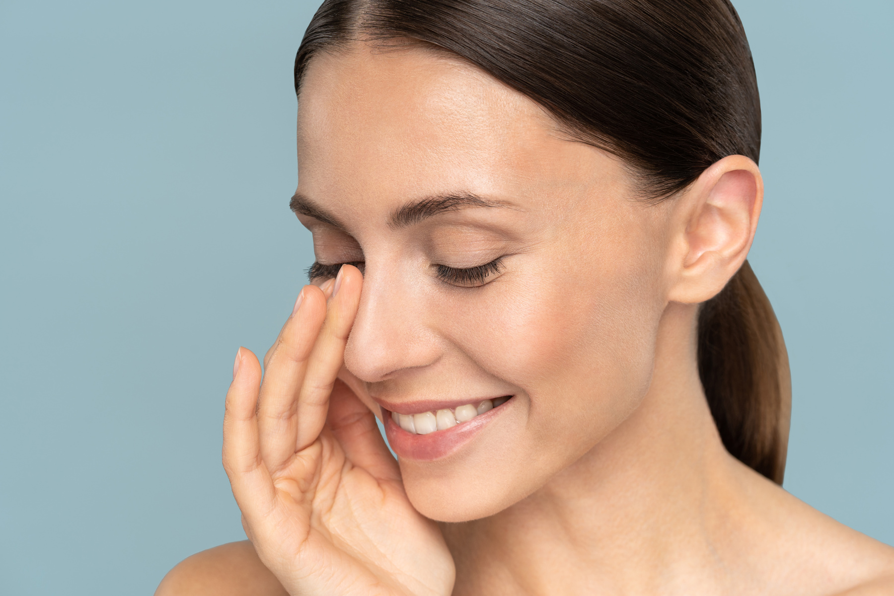 Woman with Natural Makeup